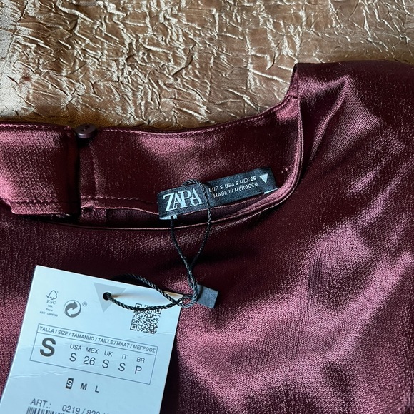 Zara Satin Dress - Picture 6 of 11